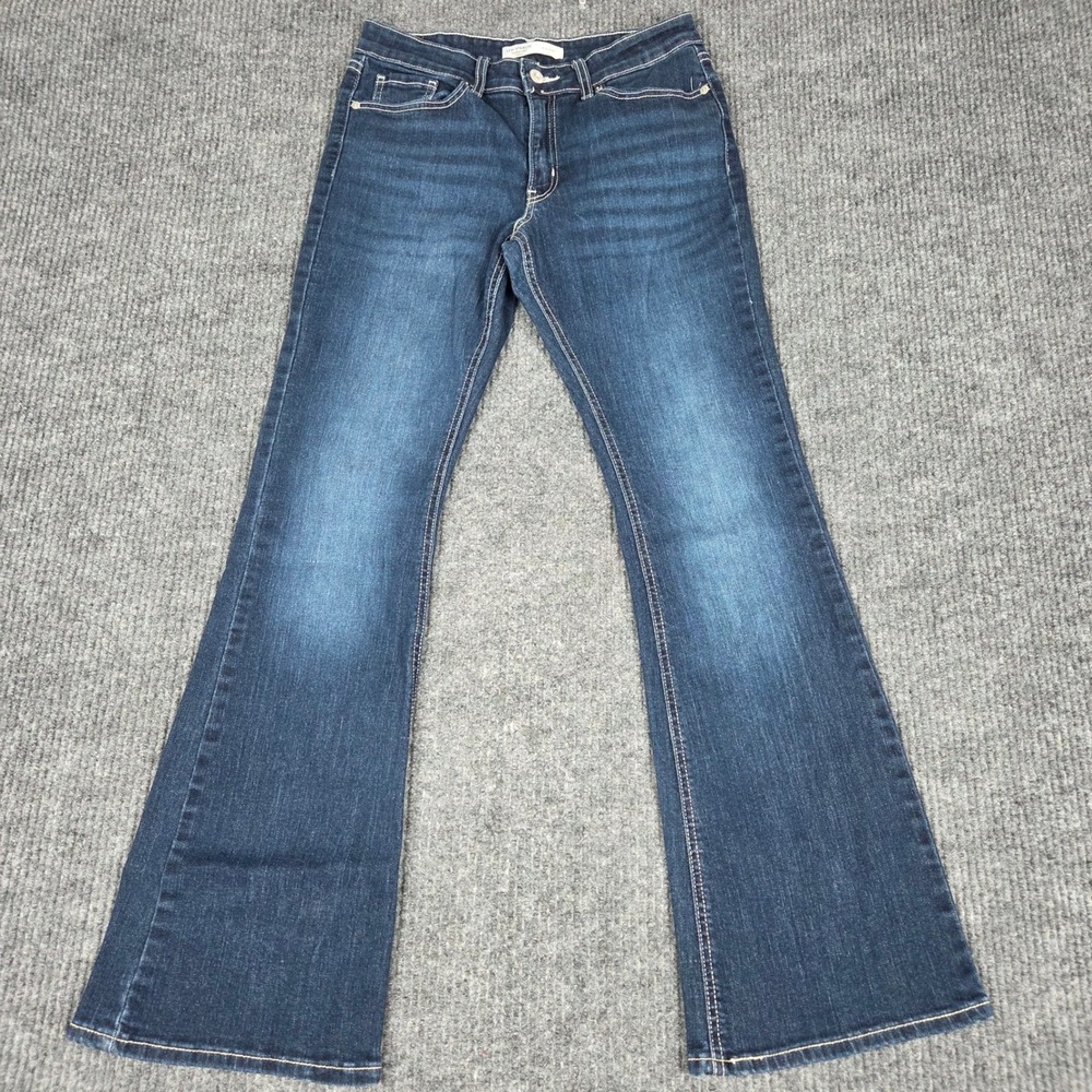 Signature by Levi Strauss & Co Womens Dark Wash Bootcut Jeans 6 W28 A6189-0001